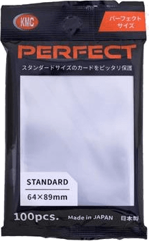KMC Standard Sleeves Perfect Size — 64 x 89 mm (100 sleeves)