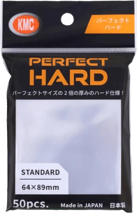 KMC Standard Sleeves Perfect Size — Hard 64 x 89 (50 sleeves)