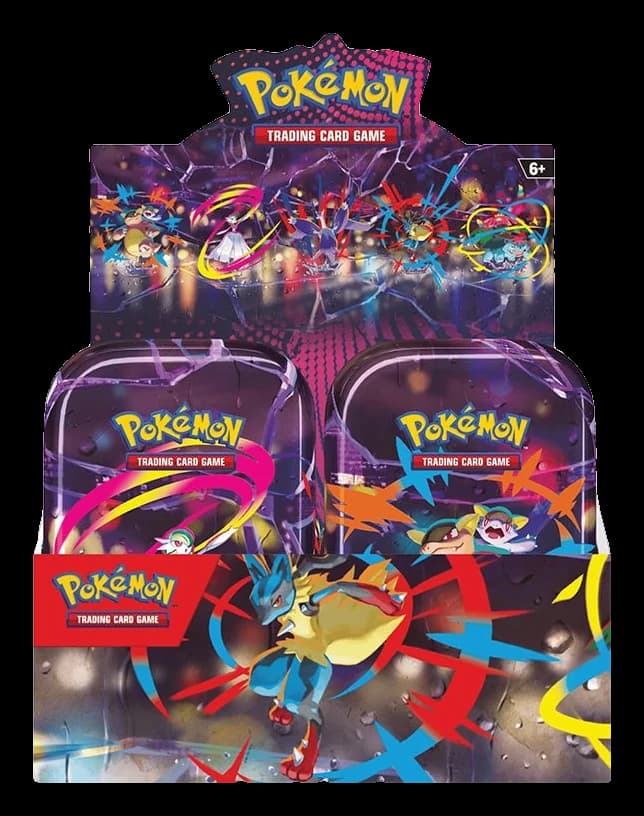 Mega Heroes Mini Tin Display