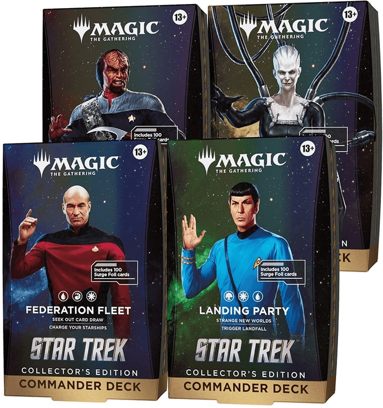 Star Trek Collector's Edition Commander Deck Display