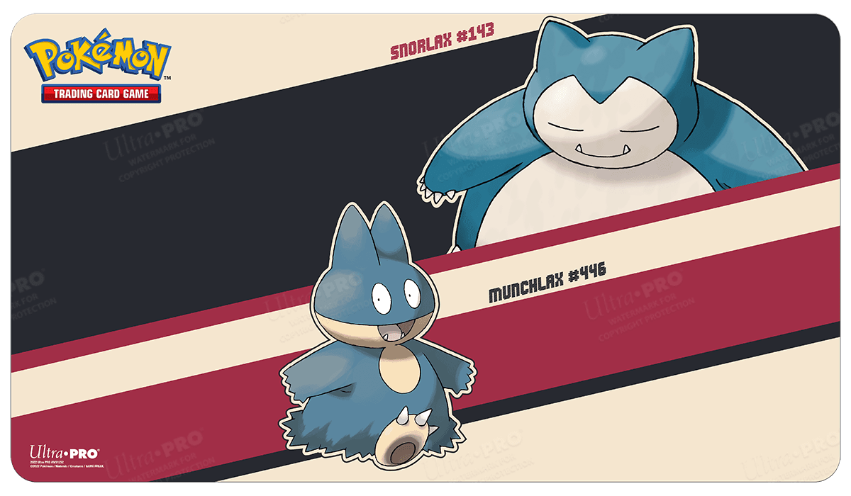 Pokemon Playmat — Snorlax and Munchlax