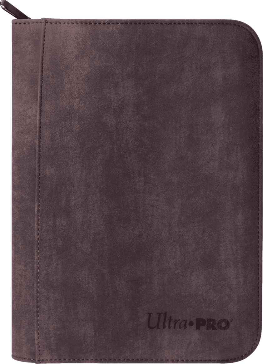 Premium Pro 4 Pocket Zippered Binder Suede Collection — Amethyst