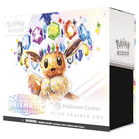 Prismatic Evolutions Pokémon Center Elite Trainer Box