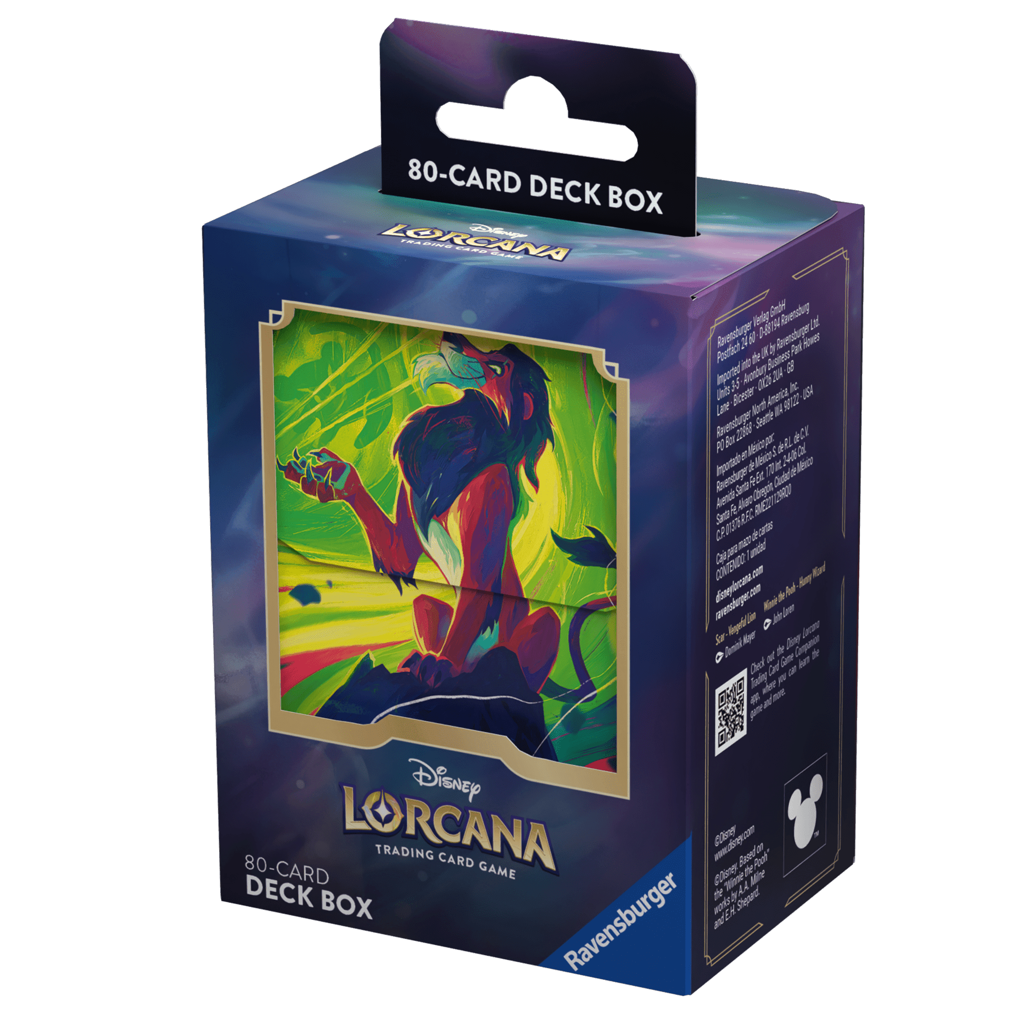 Ravensburger Disney Lorcana Deck Box — Azurite Sea Scar (1)
