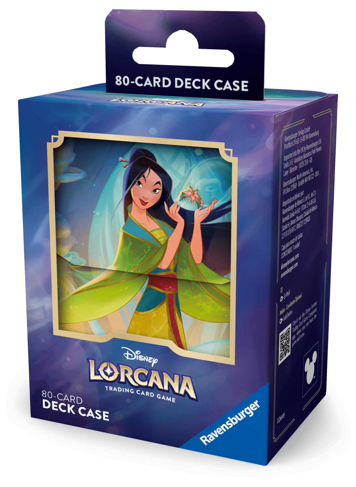 Ravensburger Disney Lorcana Deck Box — Fabled Mulan (1)