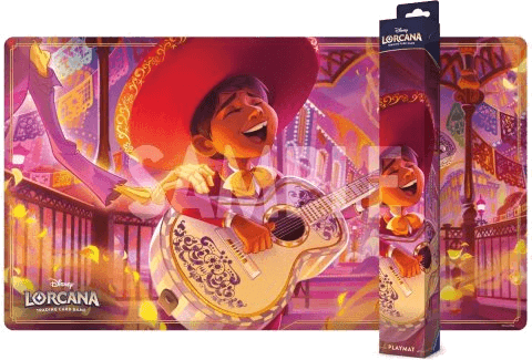 Ravensburger Disney Lorcana Hyperia City Playmat — Miguel Rivera - Promising Musician