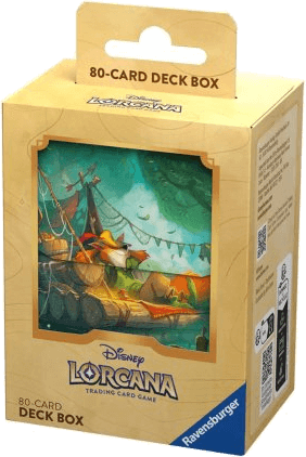 Ravensburger Disney Lorcana Into the Inklands 80 Card Deckbox — Robin Hood