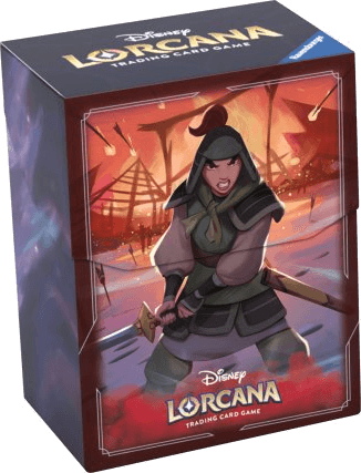 Ravensburger Disney Lorcana Rise of the Floodborn 80 Card Deckbox — Mulan