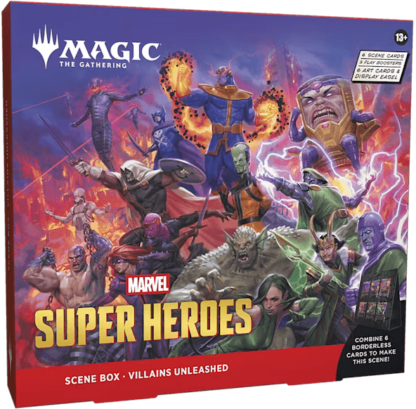 Marvel Super Heroes Villians Unleashed Scene Box