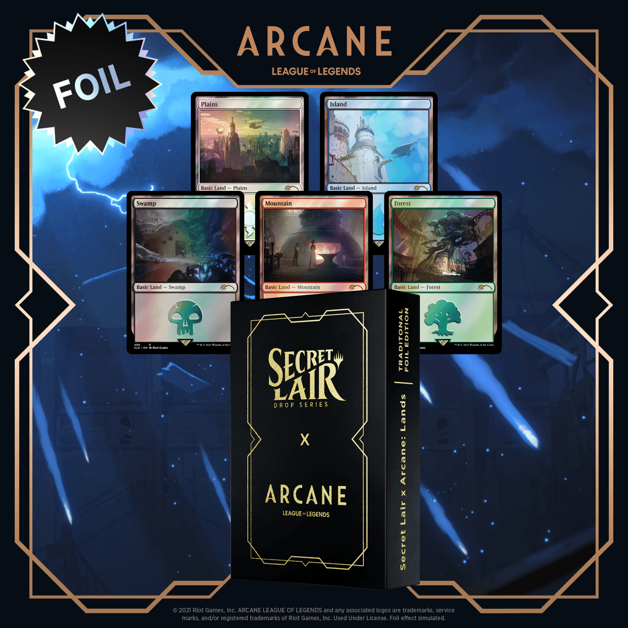 Secret Lair Arcane - Lands (foil)