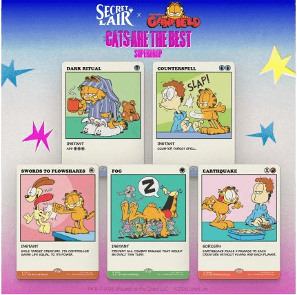 Secret Lair Cats are the Best: Secret Lair x Garfield: As Intended