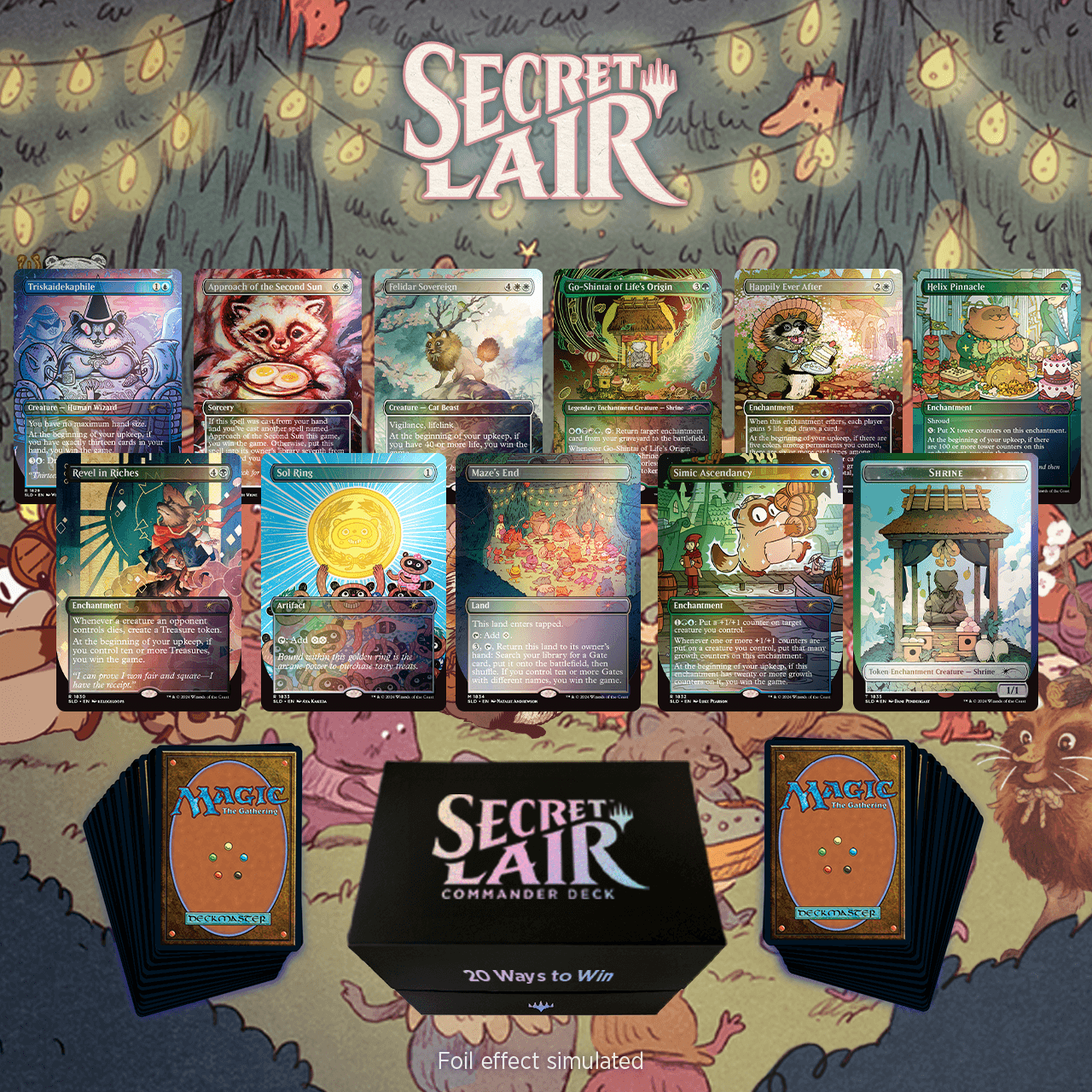 Secret Lair Commander Deck 20 Ways to Win