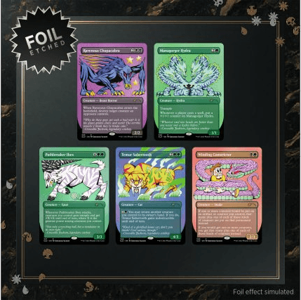 Secret Lair Crocodile Jackson's Monstrous Menagerie (foil etched)