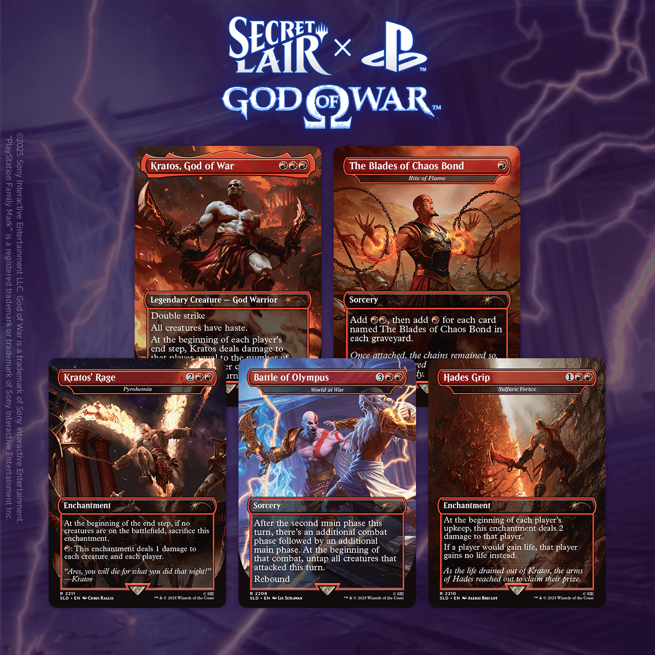 Secret Lair: God of War Greek