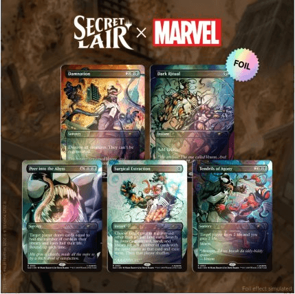 Secret Lair Marvel's Spider-Man: Venom Unleashed - Colors (foil)