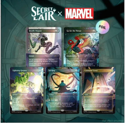 Secret Lair Marvel's Spider-Man: Villainous Plots (foil)