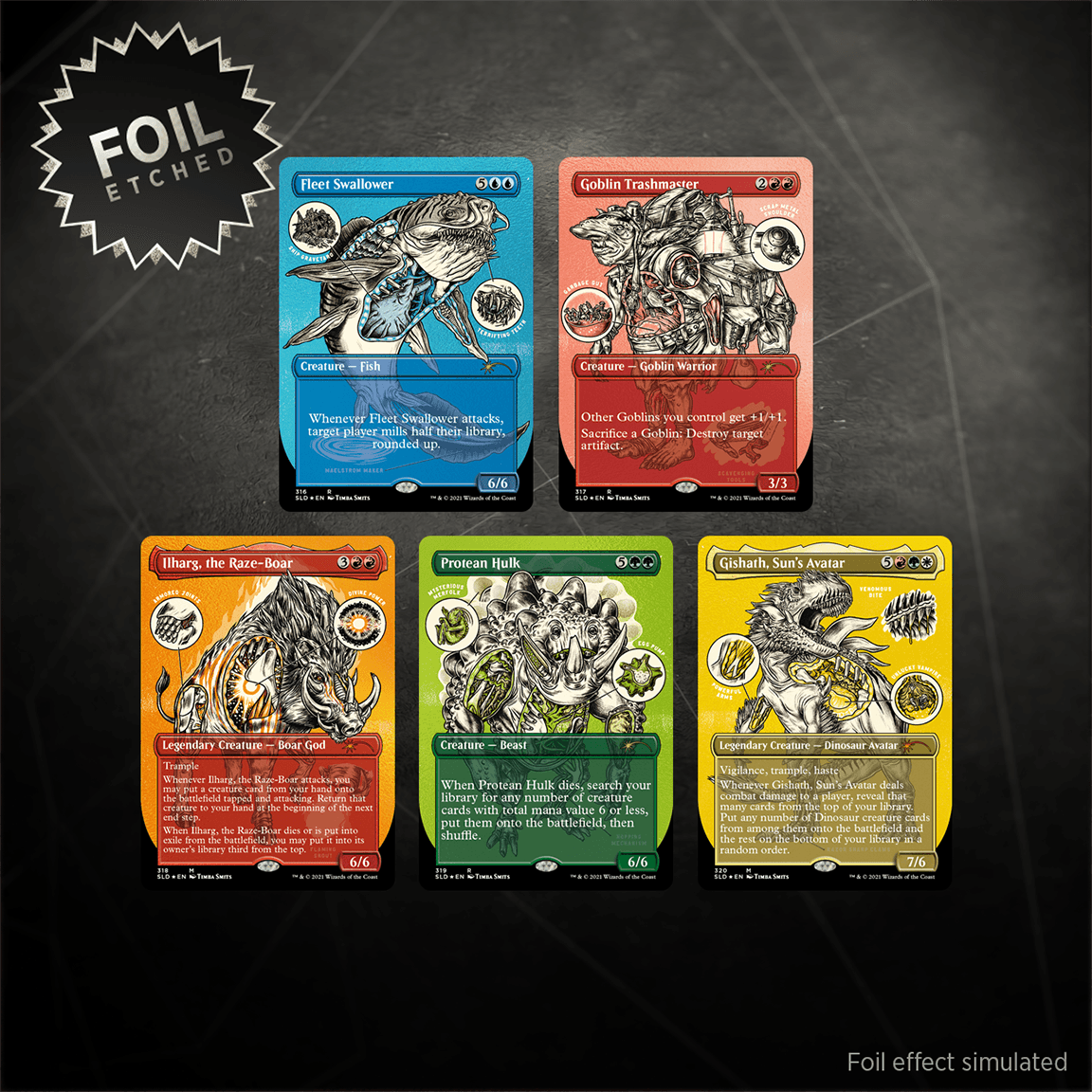 Secret Lair Monster Anatomy 101 (foil-etched)