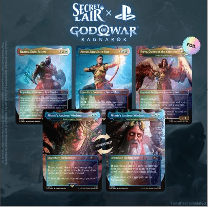 Secret Lair Playstation: God of War - Norse (foil)