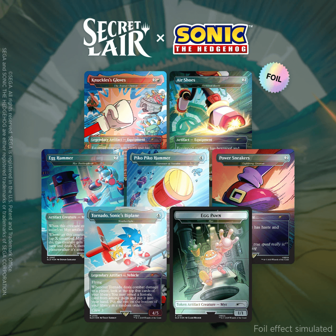 Secret Lair Sonic: Turbo Gear (foil)