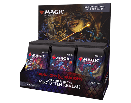 Adventures in the Forgotten Realms Set Booster Display