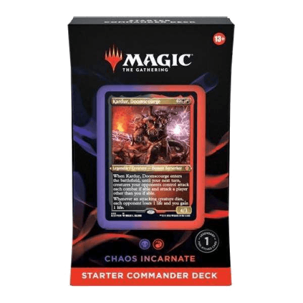 Chaos Incarnate Starter Commander Deck