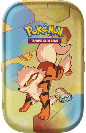 Scarlet & Violet 151 Mini Arcanine and Omanyte Tin