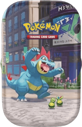 Lumiose City Mini Feraligatr & Budew Tin