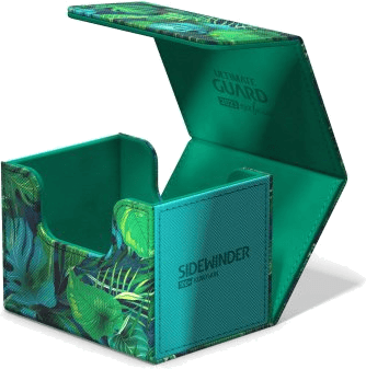 Ultimate Guard 2023 Exclusive Floral Places Sidewinder 100+ XenoSkin — Rain Forest Green (100 cards)