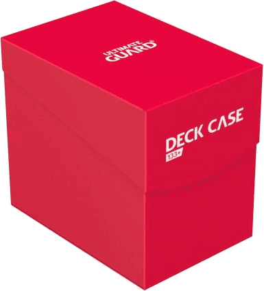 Ultimate Guard Basic Deck Case 133+ — Red (133 cards)