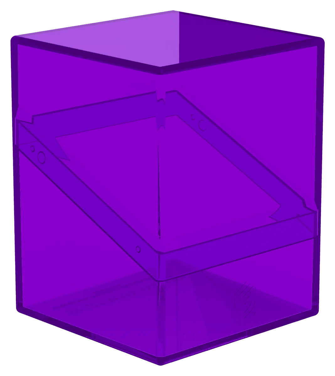 Ultimate Guard Boulder Deck Case 100+ Clear — Amethyst (100 cards)