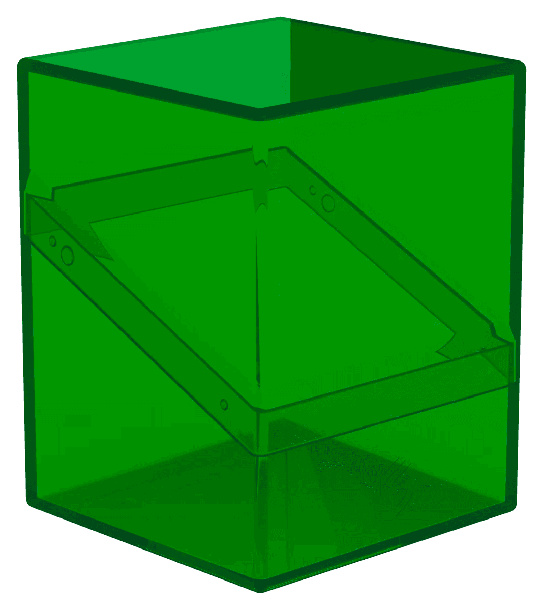 Ultimate Guard Boulder Deck Case 100+ Clear — Emerald (100 cards)