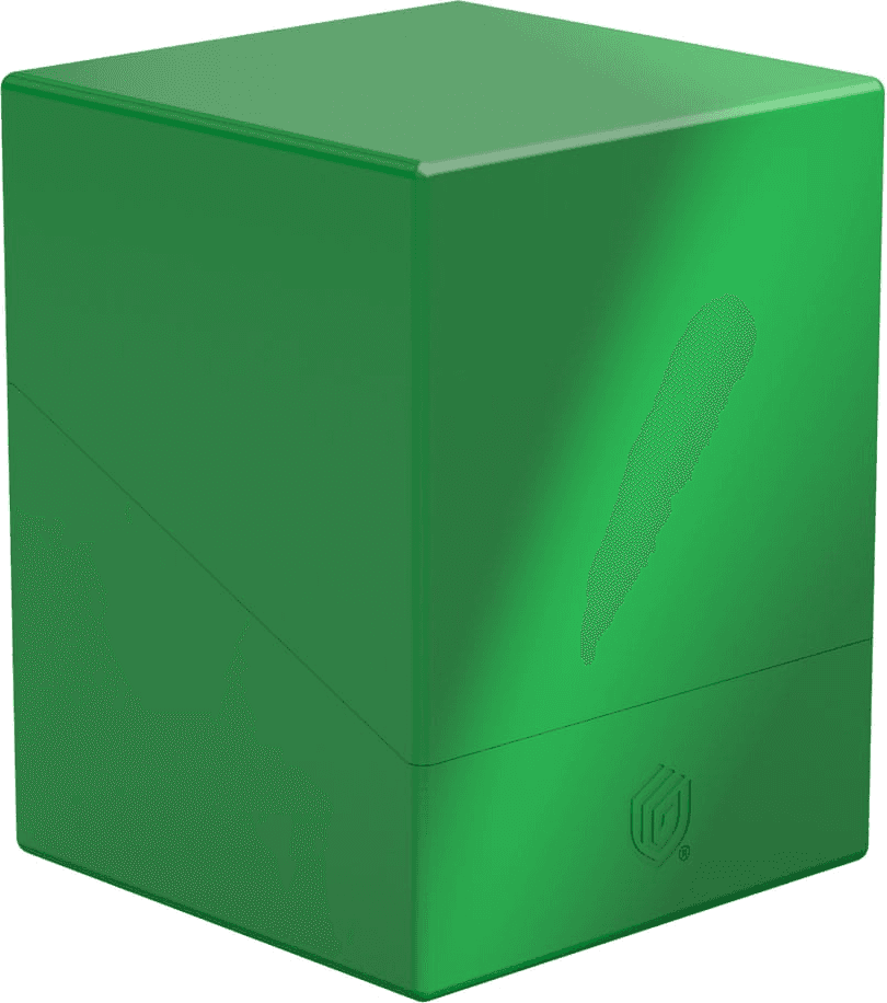 Ultimate Guard Boulder Deck Case 100+ Solid — Green (100 cards)