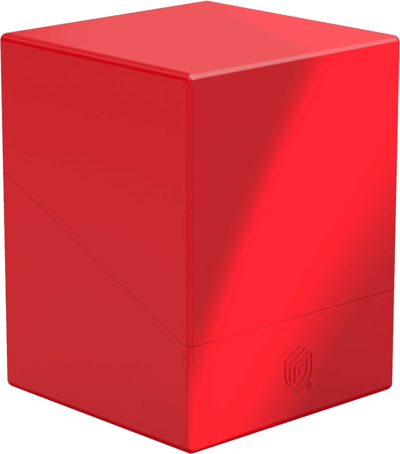 Ultimate Guard Boulder Deck Case 100+ Solid — Red (100 cards)
