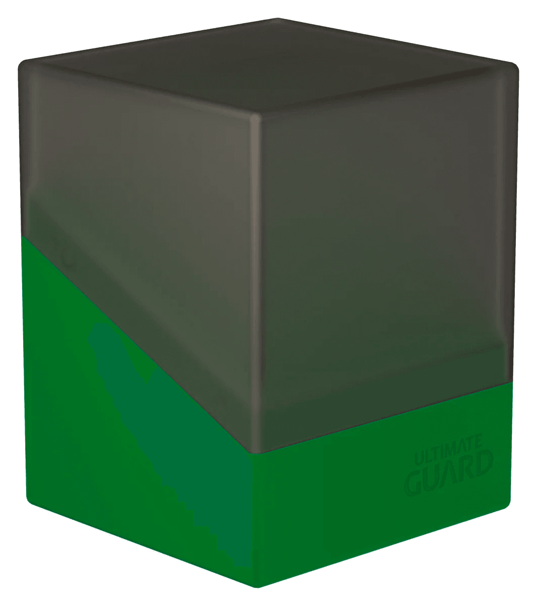 Ultimate Guard Boulder Deck Case 100+ SYNERGY Black/Green (100 cards)