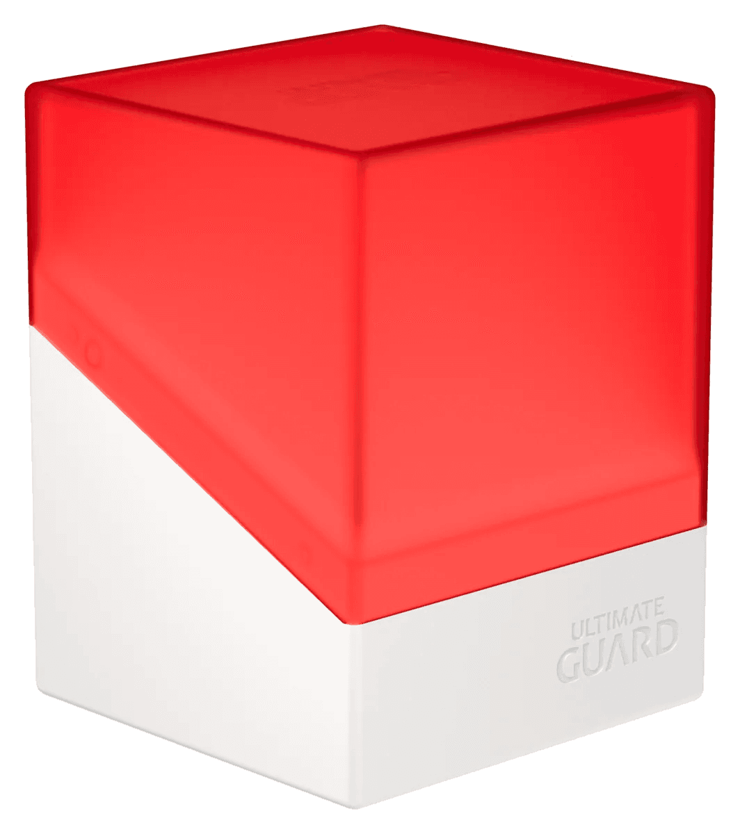 Ultimate Guard Boulder Deck Case 100+ SYNERGY Red/White (100 cards)