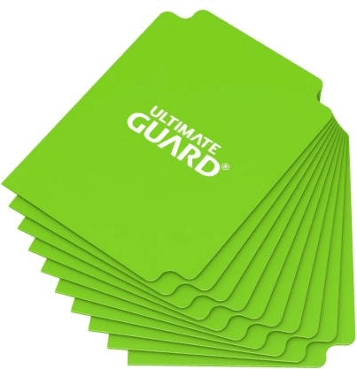 Ultimate Guard Card Dividers — Light Green (10 pieces)