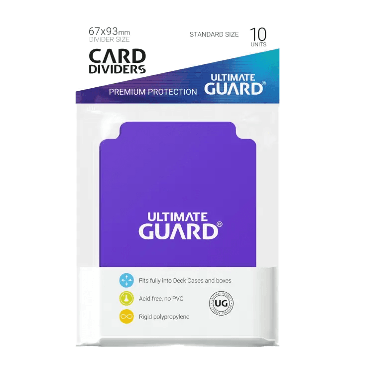 Ultimate Guard Card Dividers — Purple (10 pieces)