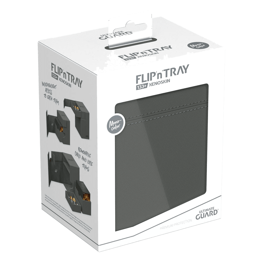 Ultimate Guard Flip'n'Tray 133+ XenoSkin — Grey (133 cards)