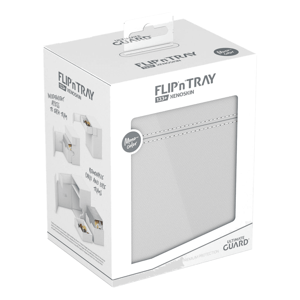 Ultimate Guard Flip'n'Tray 133+ XenoSkin — White (133 cards)