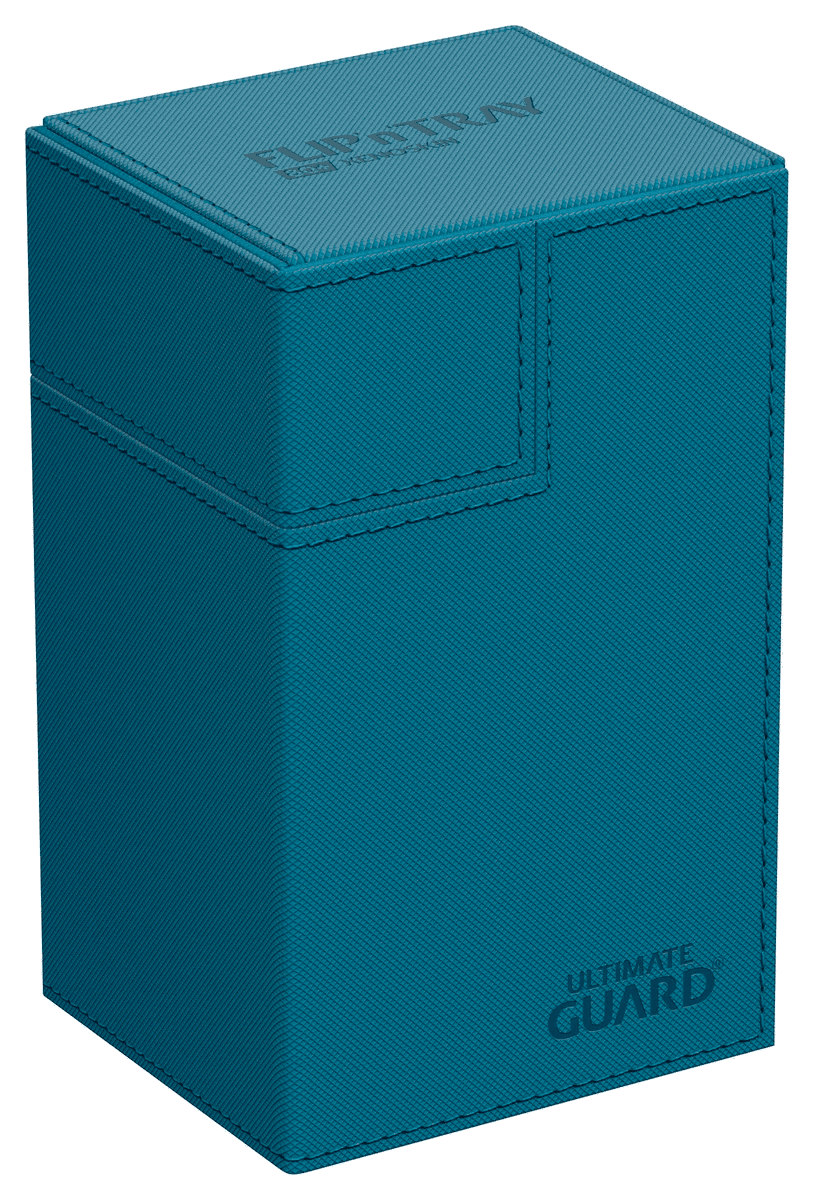 Ultimate Guard Flip'n'Tray Deck Case 80+ XenoSkin Monocolor Petrol (80 cards)