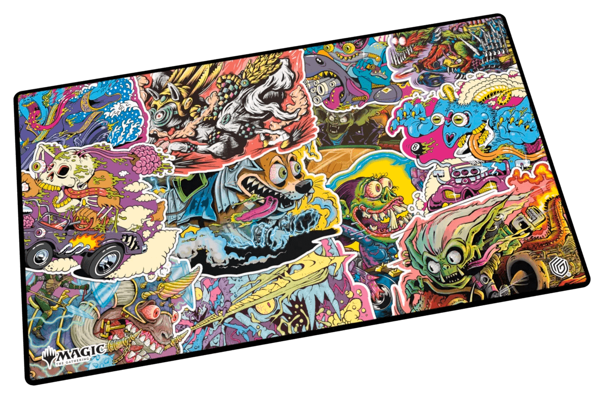 Ultimate Guard Magic: The Gathering Aetherdrift Stitched Edge Playmat — Revved-Up Racers