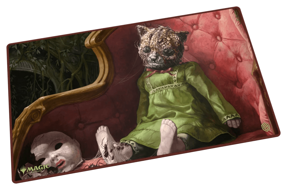 Ultimate Guard Magic: The Gathering Duskmourn: House of Horror Stitched Edge Playmat — Twitching Doll