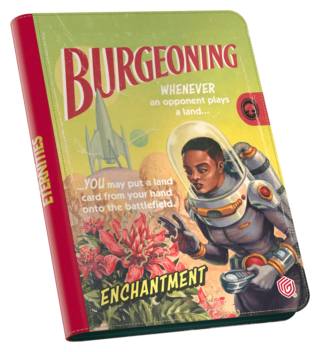 Ultimate Guard Magic: The Gathering Edge of Eternities Zipfolio 360 XenoSkin — Burgeoning