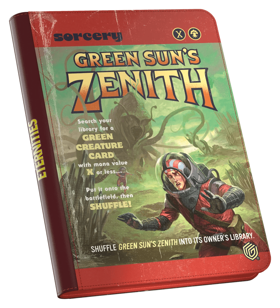 Ultimate Guard Magic: The Gathering Edge of Eternities Zipfolio 360 XenoSkin — Green Sun’s Zenith