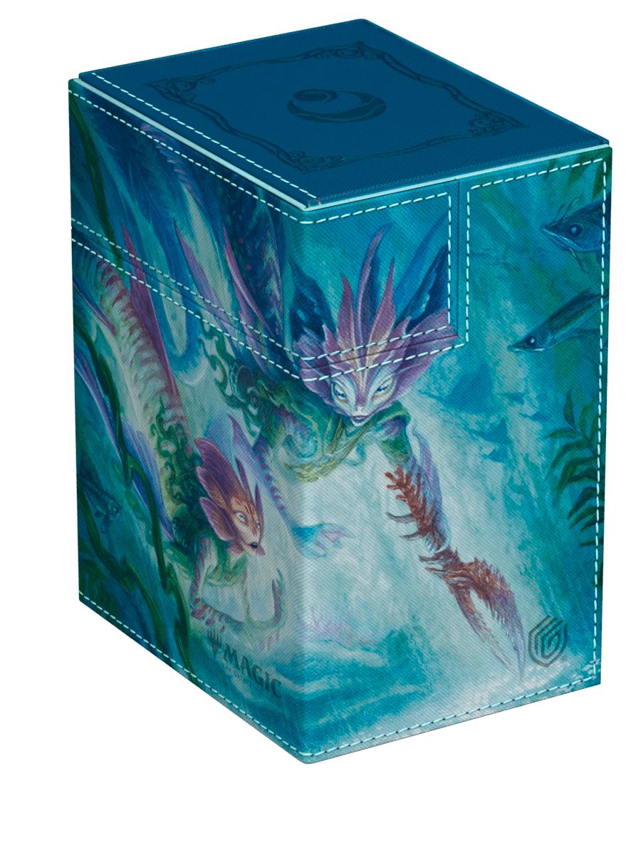 Ultimate Guard Magic: The Gathering Lorwyn Eclipsed Flip'n'Tray Deck Case 133+ XenoSkin — Silvergill Mentor (133 cards)