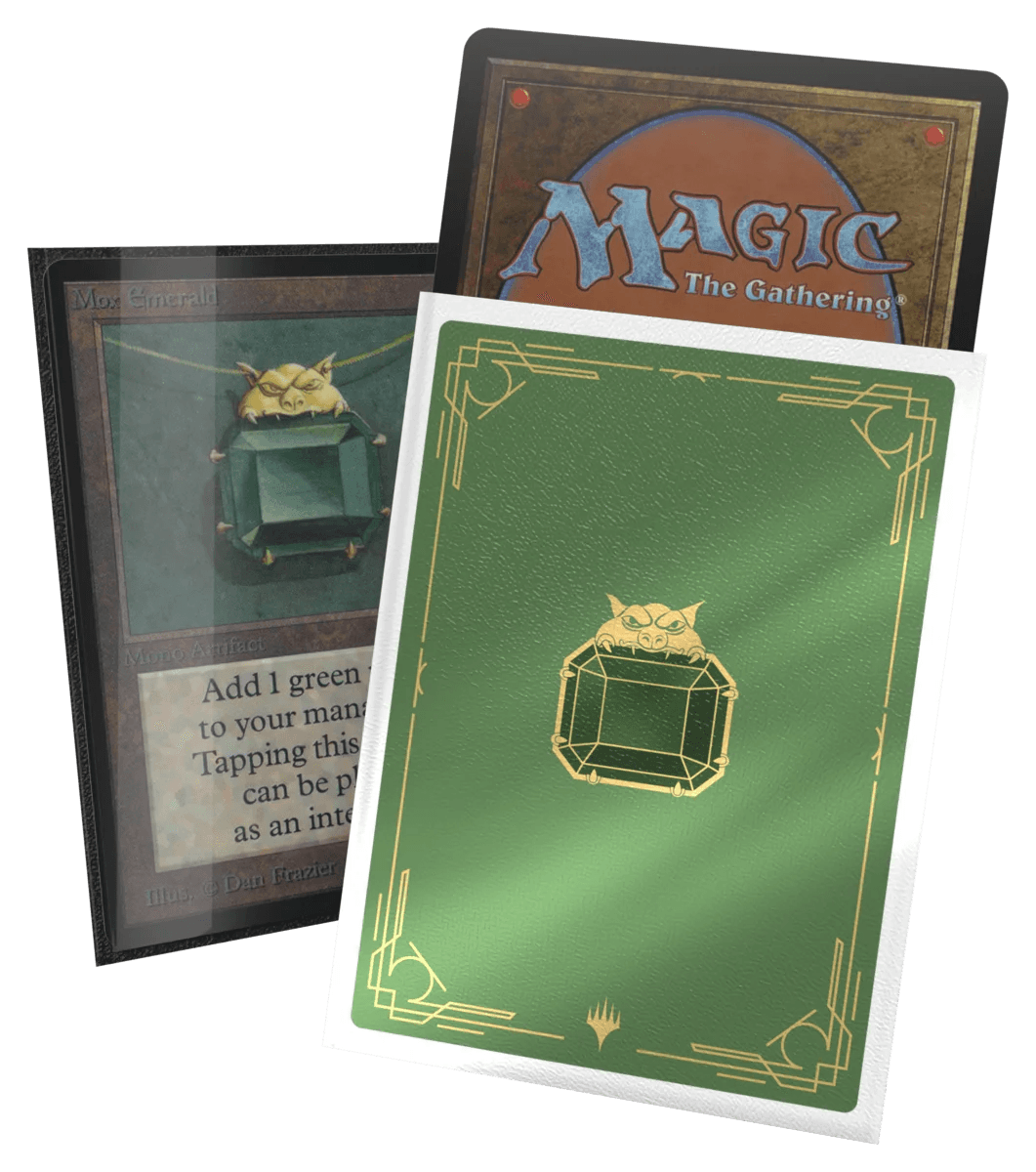 Ultimate Guard Magic: The Gathering Mox Collection Premium Art Sleeves — Emerald (100 sleeves)