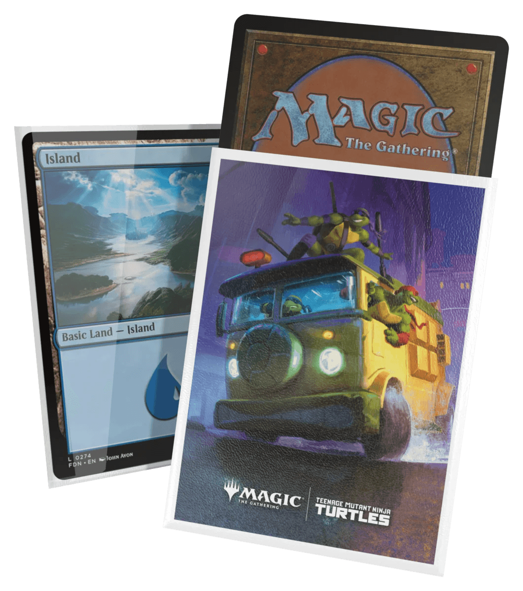 Ultimate Guard Magic: The Gathering Premium Art Sleeves — Teenage Mutant Ninja Turtles - Turtle Van