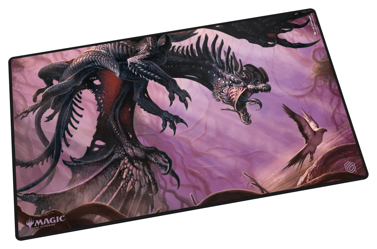 Ultimate Guard Magic: The Gathering Tarkir: Dragonstorm Stitched Edge Playmat — Feral Deathgorger
