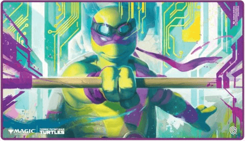 Ultimate Guard Magic: The Gathering Teenage Mutant Ninja Turtles Stitched Edge Playmat — Blue Uncommon