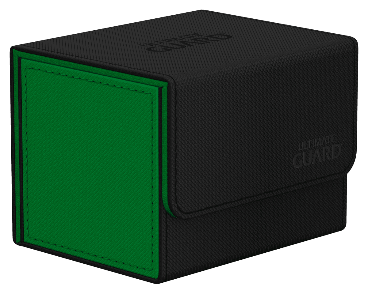 Ultimate Guard Sidewinder 100+ XenoSkin SYNERGY — Black/Green (100 cards)